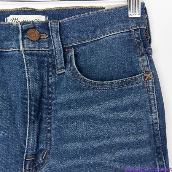 Madewell 10" High-Rise Roadtripper‎ Supersoft Jeans in Playford Wash, 24 - Picture 10 of 16